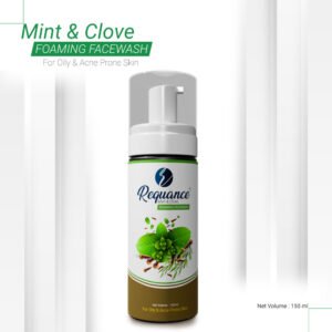 Mint and Clove Foaming Face Wash – Gentle Cleanser for Oily and Acne-Prone Skin