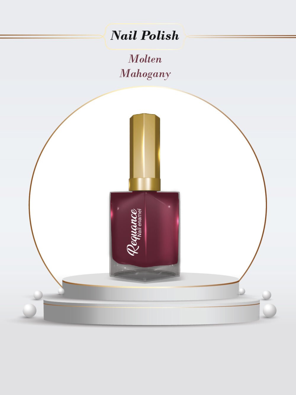 Soft Matte Nail Enamel (Molten Mahogany) – Lightweight Formula for All-Day Wear