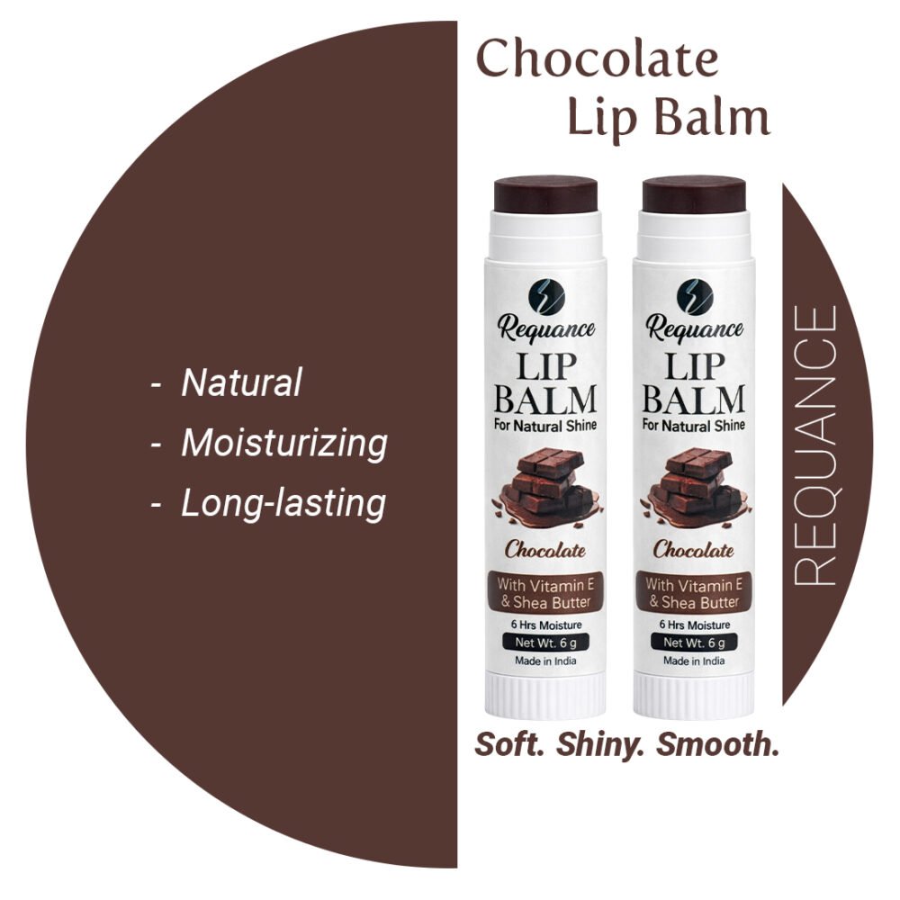 Chocolate Lip Balm – Deeply Moisturizing & Hydrating | Buy 1 Get 1 Free | Soft, Smooth Lips
