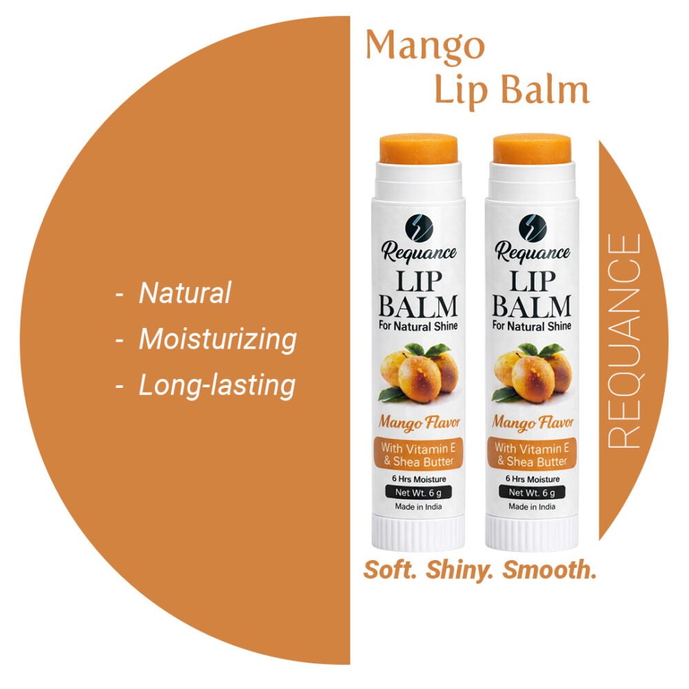 Mango Lip Balm – Natural Moisturizing & Hydrating | Buy 1 Get 1 Free | Soft, Smooth Lips