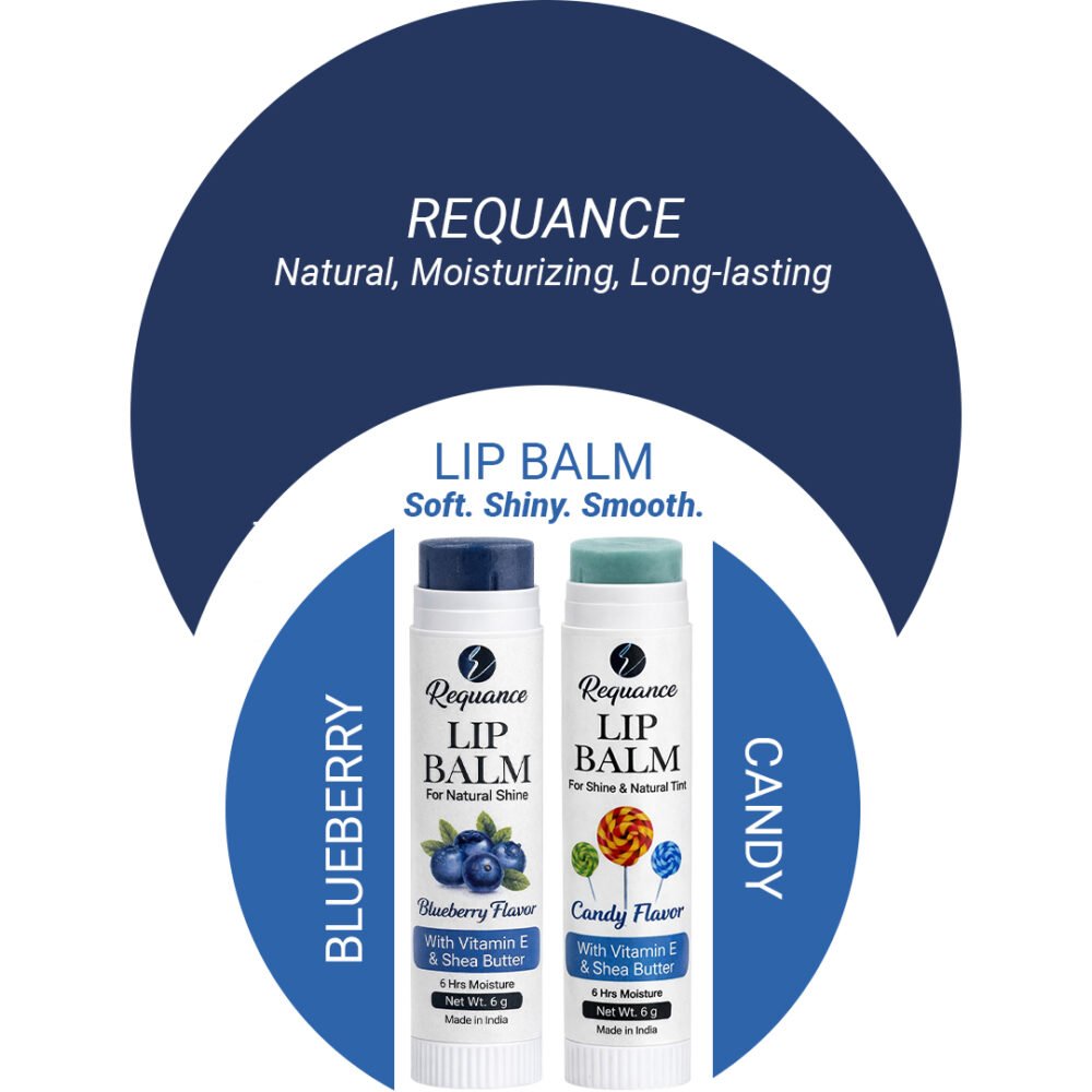 Candy & Blue Berry Lip Balm – Natural Moisturizing & Hydrating | Buy 1 Get 1 Free