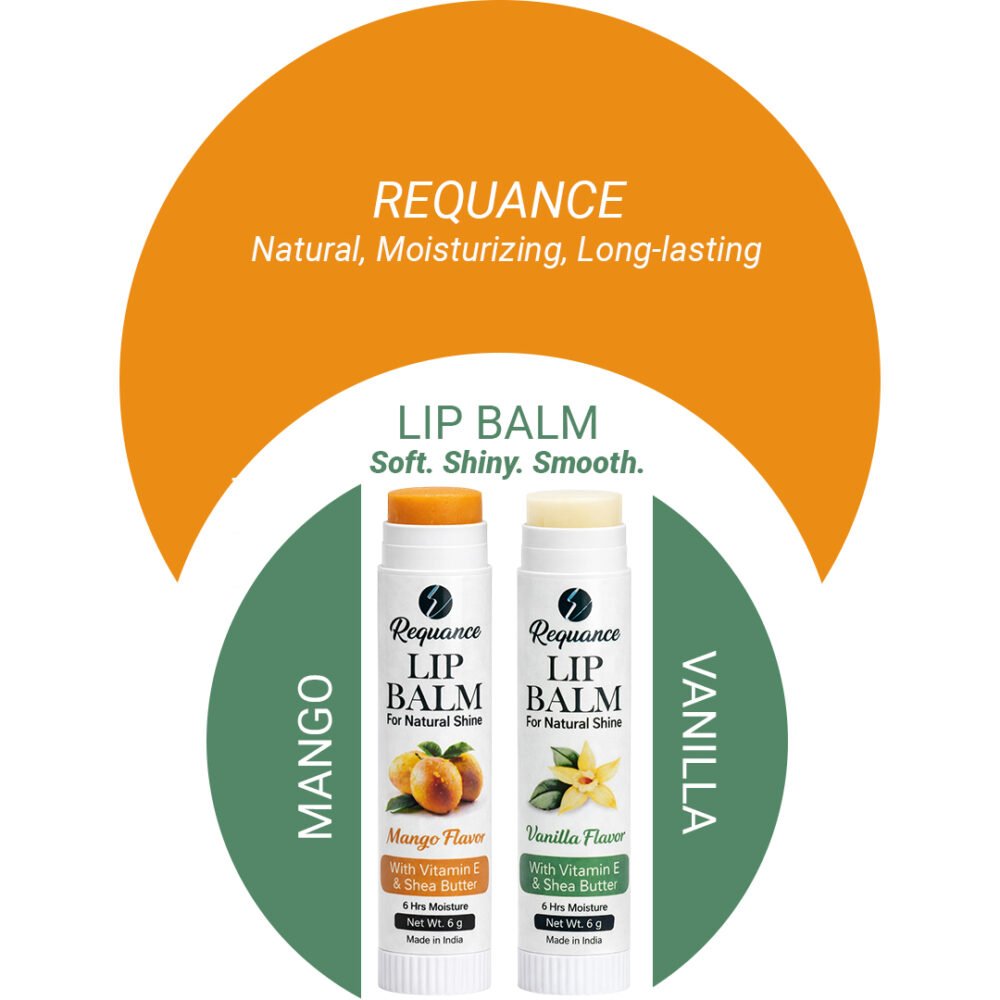 Vanilla & Mango Lip Balm – Natural Moisturizing & Hydrating | Buy 1 Get 1 Free