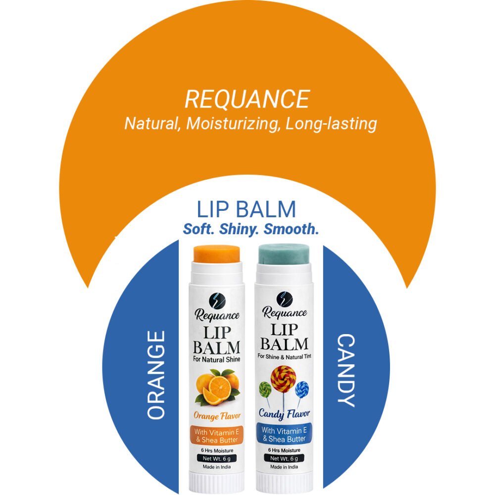 CANDY & ORANGE Lip Balm – Natural Moisturizing & Hydrating | Buy 1 Get 1 Free