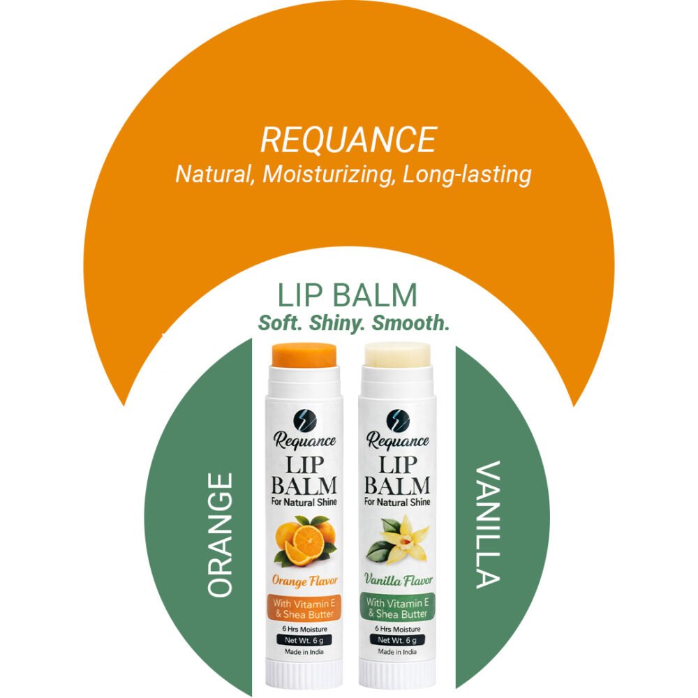 Orange & Vanilla Lip Balm – Natural Moisturizing & Hydrating | Buy 1 Get 1 Free