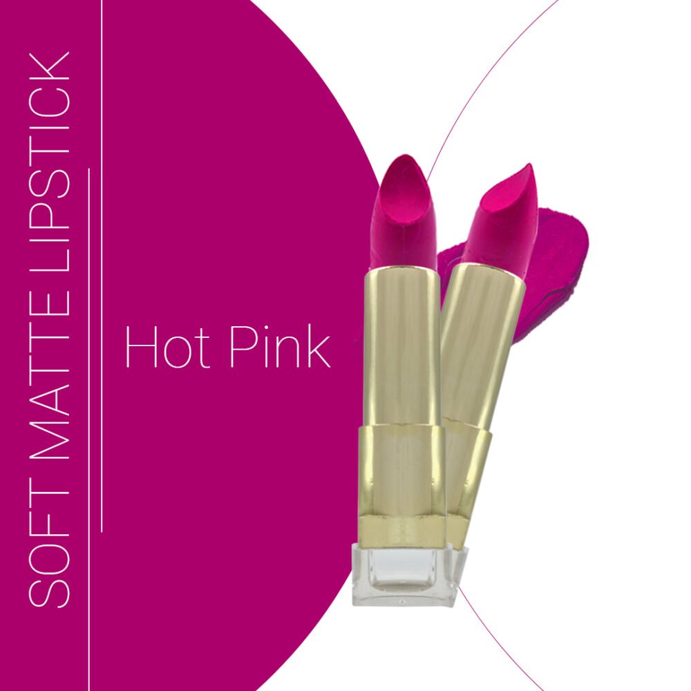 Hot Pink Lip Color – Timeless Matte Finish for Daily & Party Looks