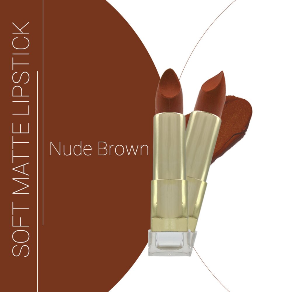 Everyday Brown Matte Lipstick – Soft, Smooth & Non-Drying Formula