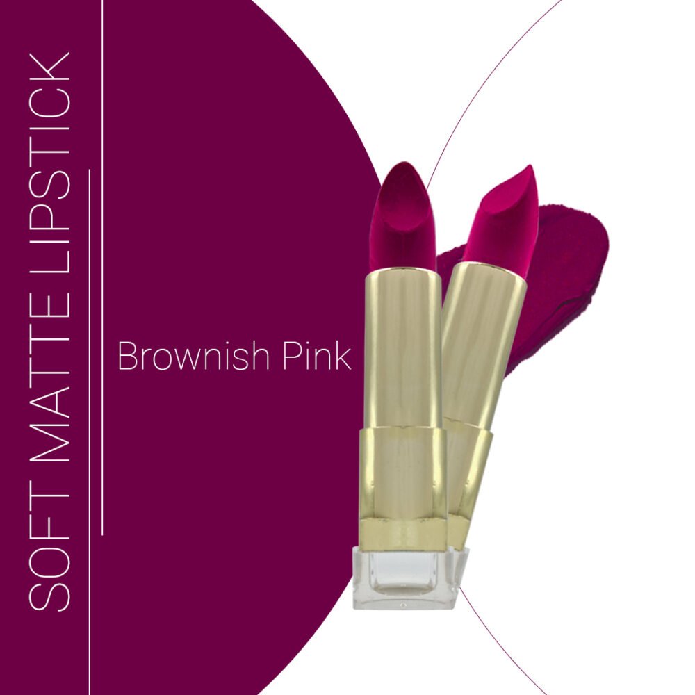 Brownish Pink Color – Timeless Matte Finish for Daily & Party Looks
