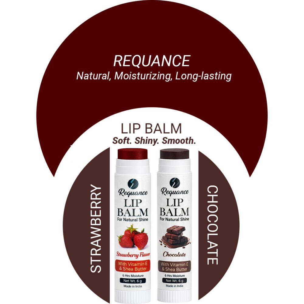 STRAWBERRY & CHOCOLATE Lip Balm – Natural Moisturizing & Hydrating | Buy 1 Get 1 Free