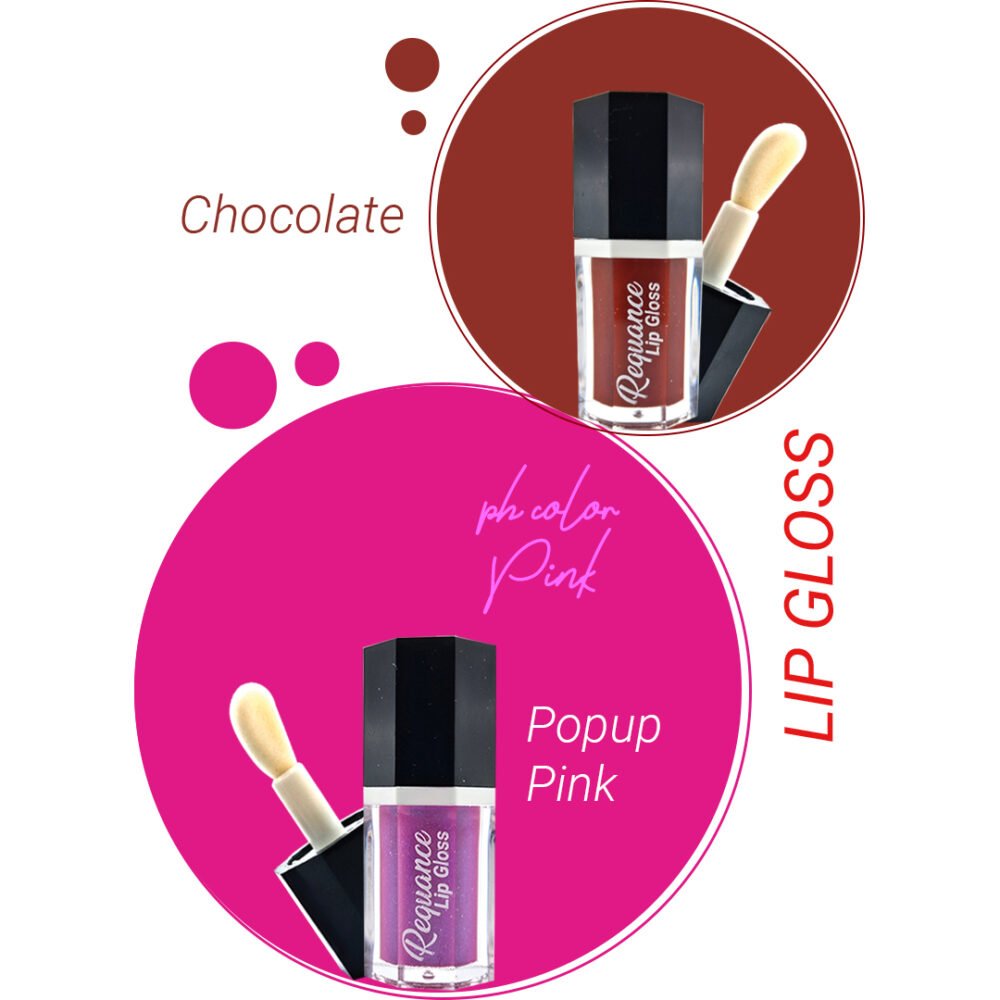 Chocolate & Color Changing Lip Gloss Combo – Buy 1 Get 1 Free, Hydrating Moisturizing Lip Gloss, Long Lasting Glossy Shine, Non-Sticky Lip Care for Women