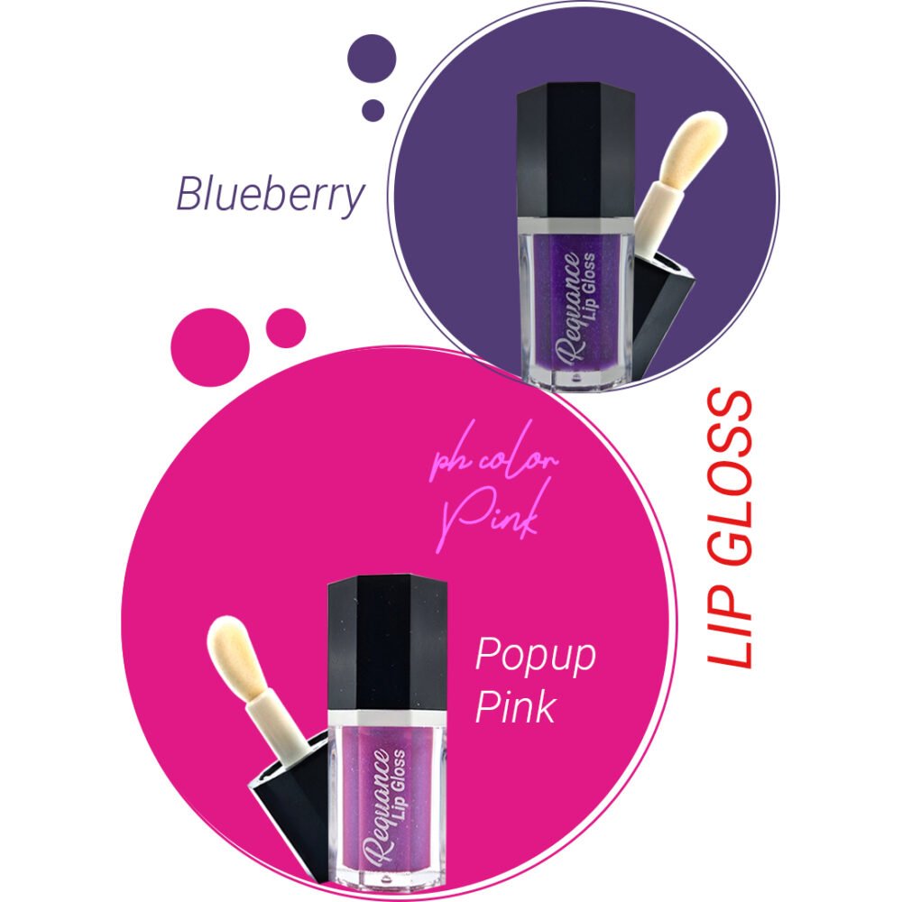 Fruit & Color Changing Lip Gloss Combo – Buy 1 Get 1 Free, Hydrating Moisturizing Lip Gloss, Long Lasting Glossy Shine, Non-Sticky Lip Care for Women