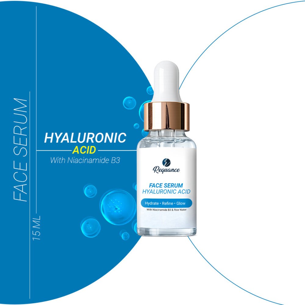 Hyaluronic Acid + Niacinamide Face Serum for Glowing Skin | Hydration, Brightening & Oil Control | Lightweight Daily Use Serum