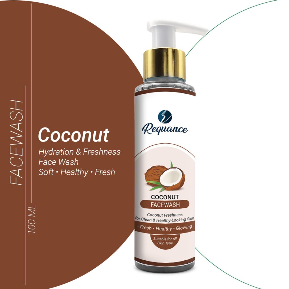 Coconut Face Wash | Deep Cleansing & Hydrating Daily Cleanser | Coconut Extract | For All Skin Types | 100ml
