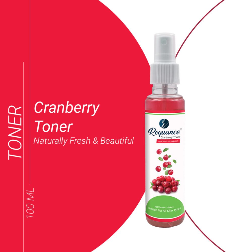 Cranberry Face Toner | Hydrating & Nourishing Facial Toner | Soft, Smooth & Refreshed Skin | 100ml