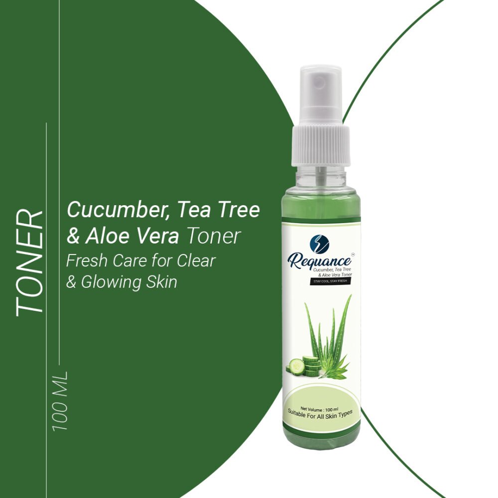 Cucumber, Tea Tree & Aloe Vera Face Toner | Clarifying & Hydrating Facial Toner | For All Skin Types | 100ml