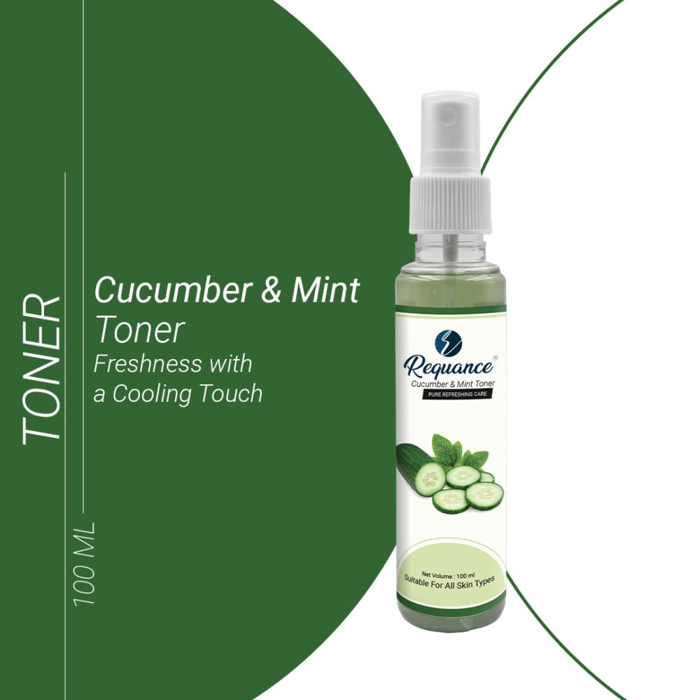 Cucumber & Mint Facial Toner | Lightweight Hydration for Fresh & Healthy-Looking Skin | 100ml