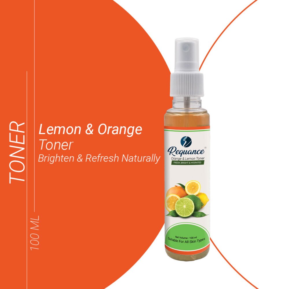 Lemon & Orange Face Toner | Brightening & Hydrating Facial Toner | For All Skin Types | 100ml