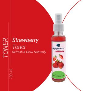 Strawberry Face Toner | Lightweight Facial Toner for Fresh, Soft & Healthy-Looking Skin | Daily Hydration | 100ml